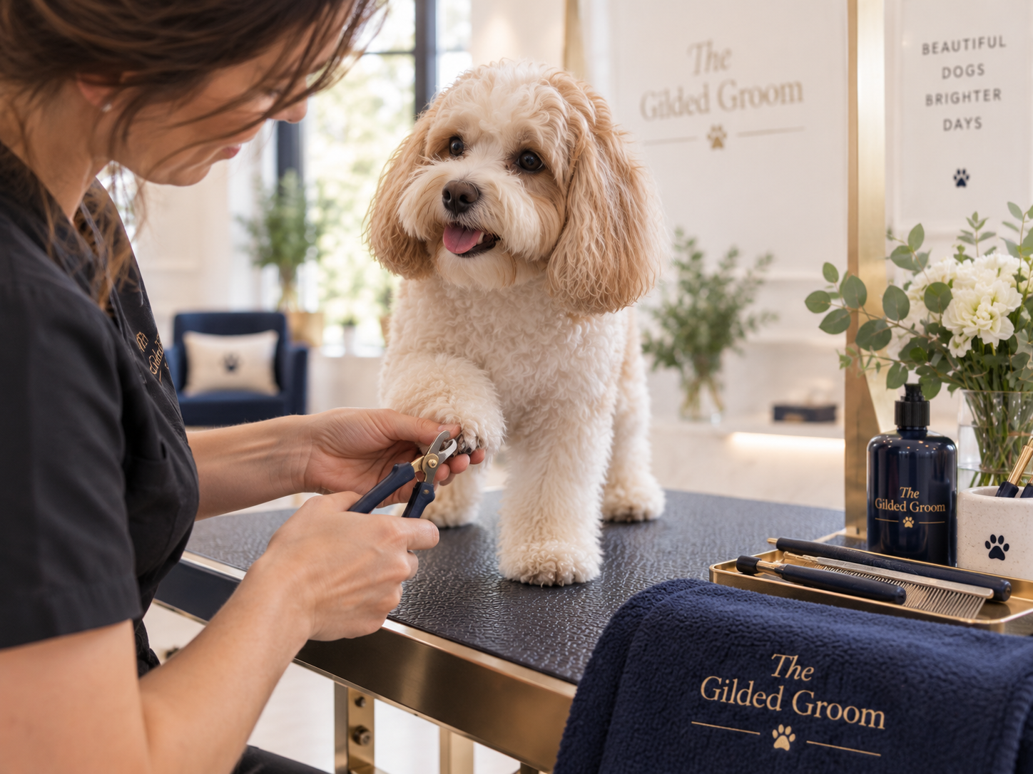 Luxury grooming session