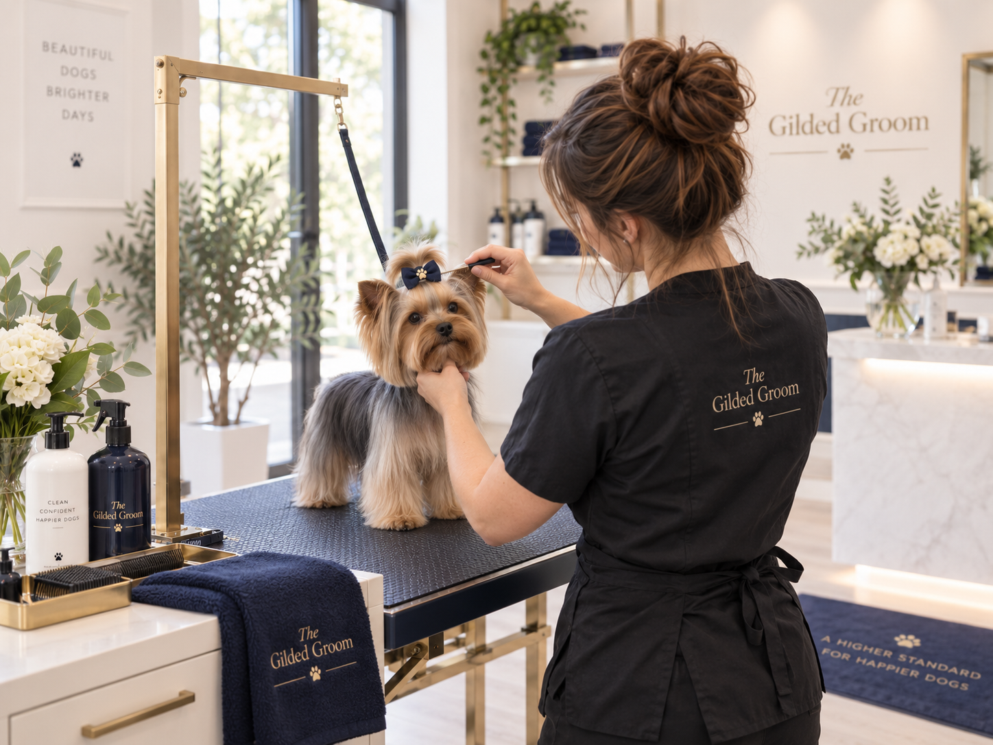 Yorkshire terrier styling
